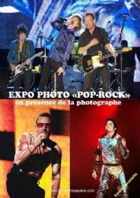 Expo Photo  ‘’Pop Rock’’ des légendes du Rock’’ de Gaëlle GHESQUIERE. En présence de la Photographe. Du 10 au 14 octobre 2014 à Maubeuge. Nord.  14H00